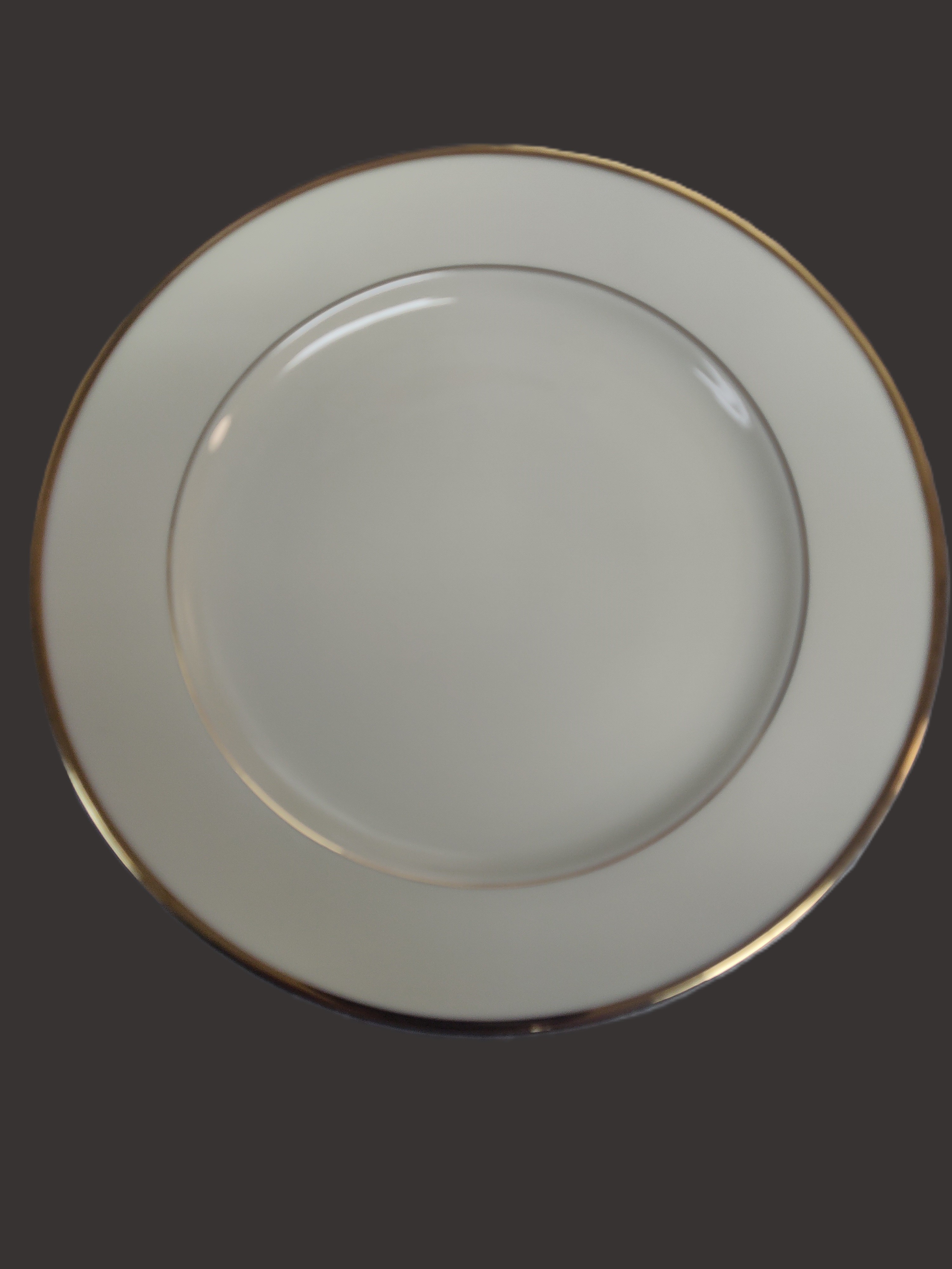 Rental store for IVORY W  GOLD 2 BAND DINNER PLATE 10.5 in Johnson City TN