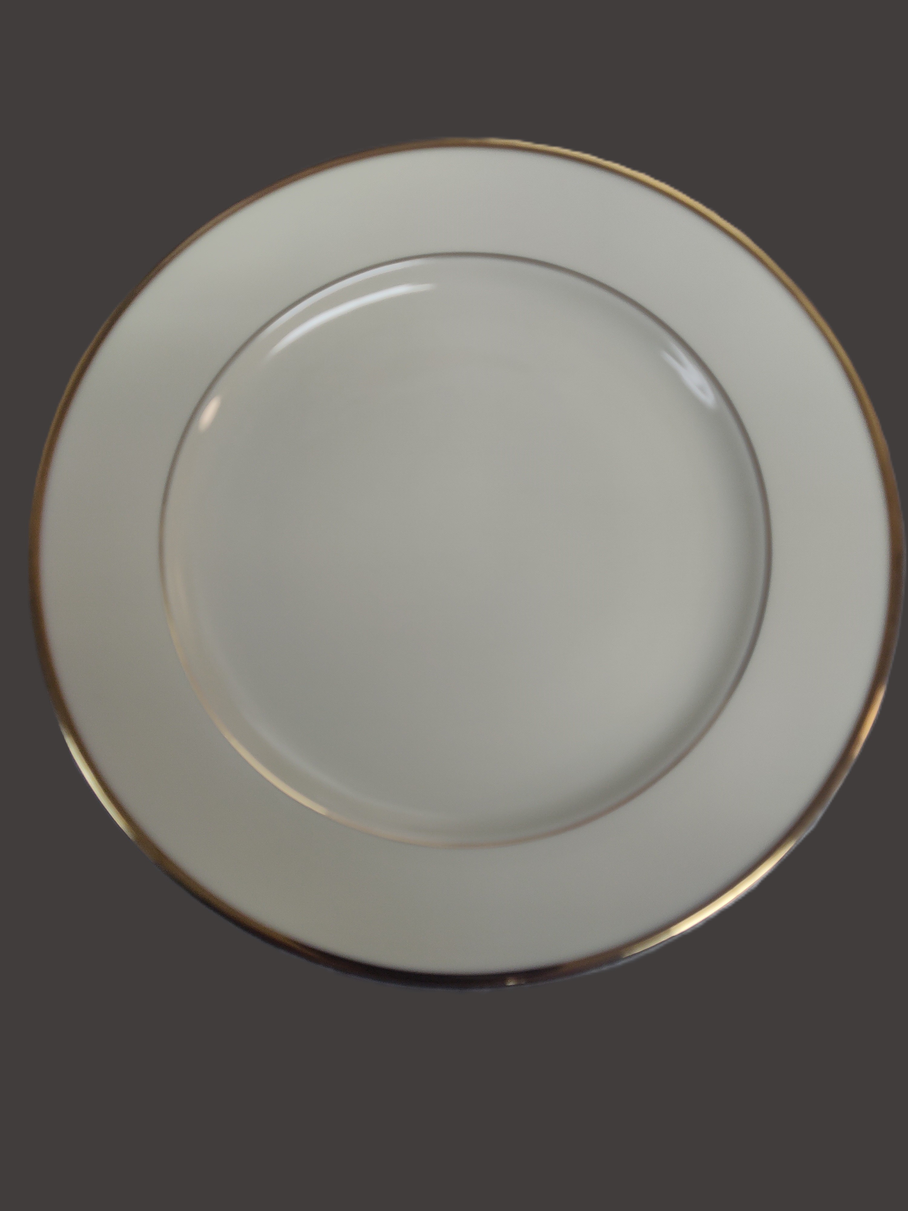 Rental store for IVORY W  GOLD 2 BAND SALAD PLATE 8 in Johnson City TN